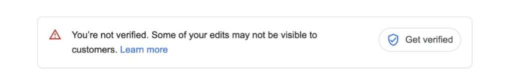 Verify your GBP